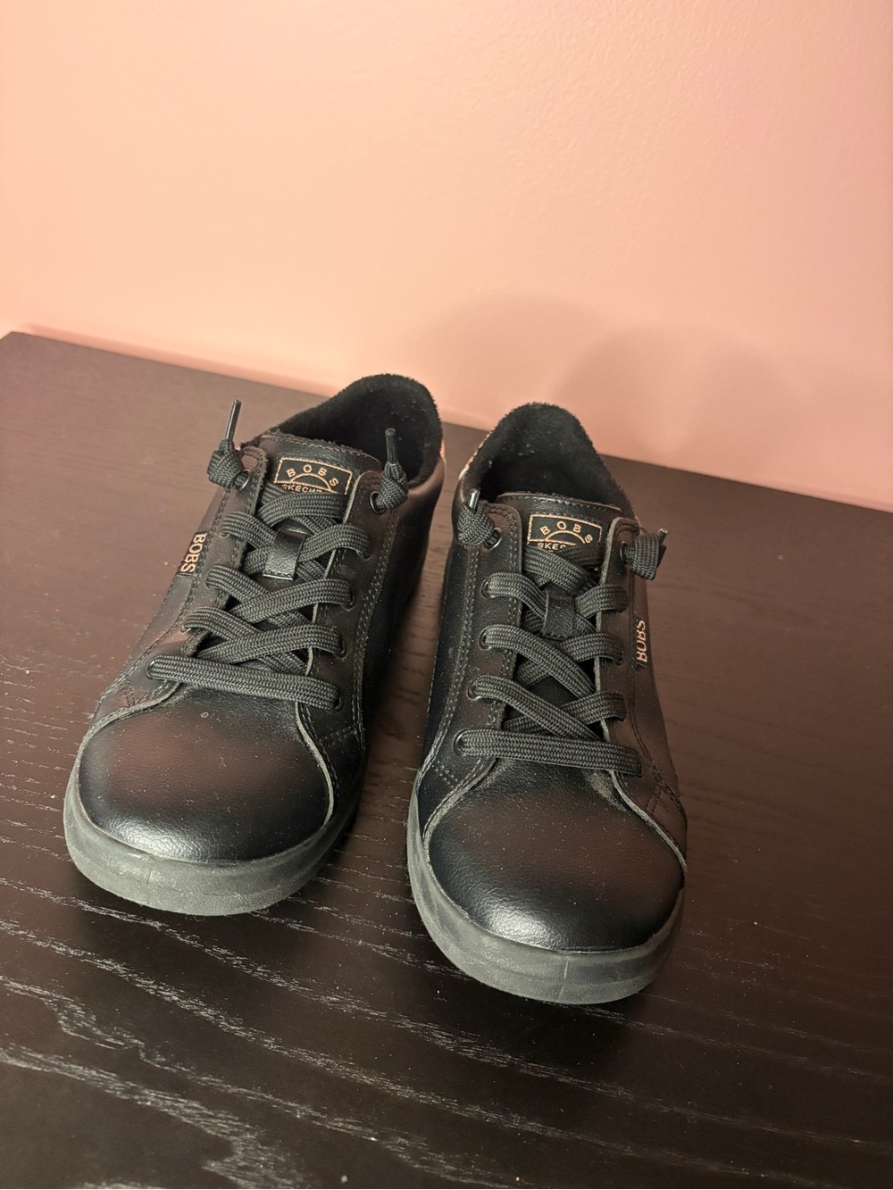 Bobs Black Low-Top Casual Sneakers